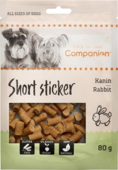 Companion Godbidder - Kanin - Short Sticker - 80 gram