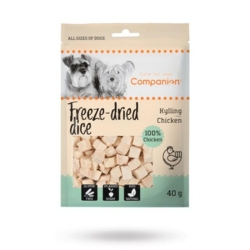Companion Freeze-dried Dice. 100% kylling