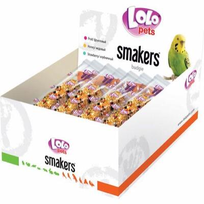 Smakers box m frugt, undulat 12stk/box