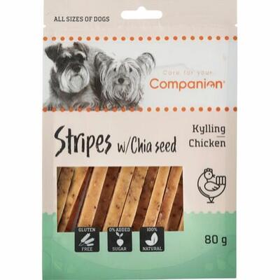 Companion Chicken Stipes w/ Chia Seed - 80g