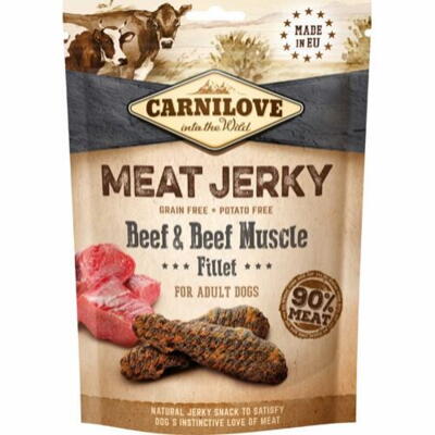 Carnilove Meat Jerky Snack Beef & Beef Muscle Fillet