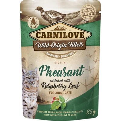 Carnilove Rich in Pheasant enriched with Raspberry Leaves - For Adult Cats