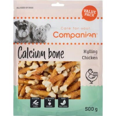Companion Calcium Bone Kylling - XXL - 500 Gram