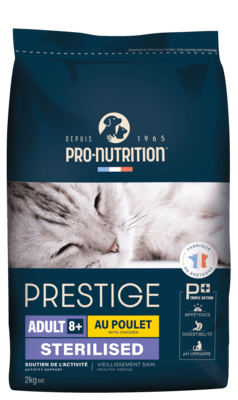 Prestige Cat Adult 8+ Sterilised - Chicken