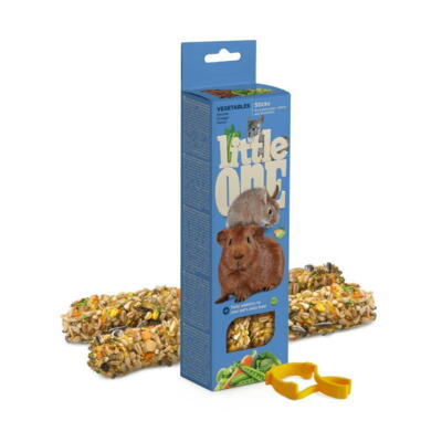 Little One Snacks - Gnaver - Sticks med grøntsager, 2x60 g