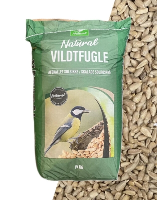 Afskallede Solsikkefrø - 15 kg - Brogaarden